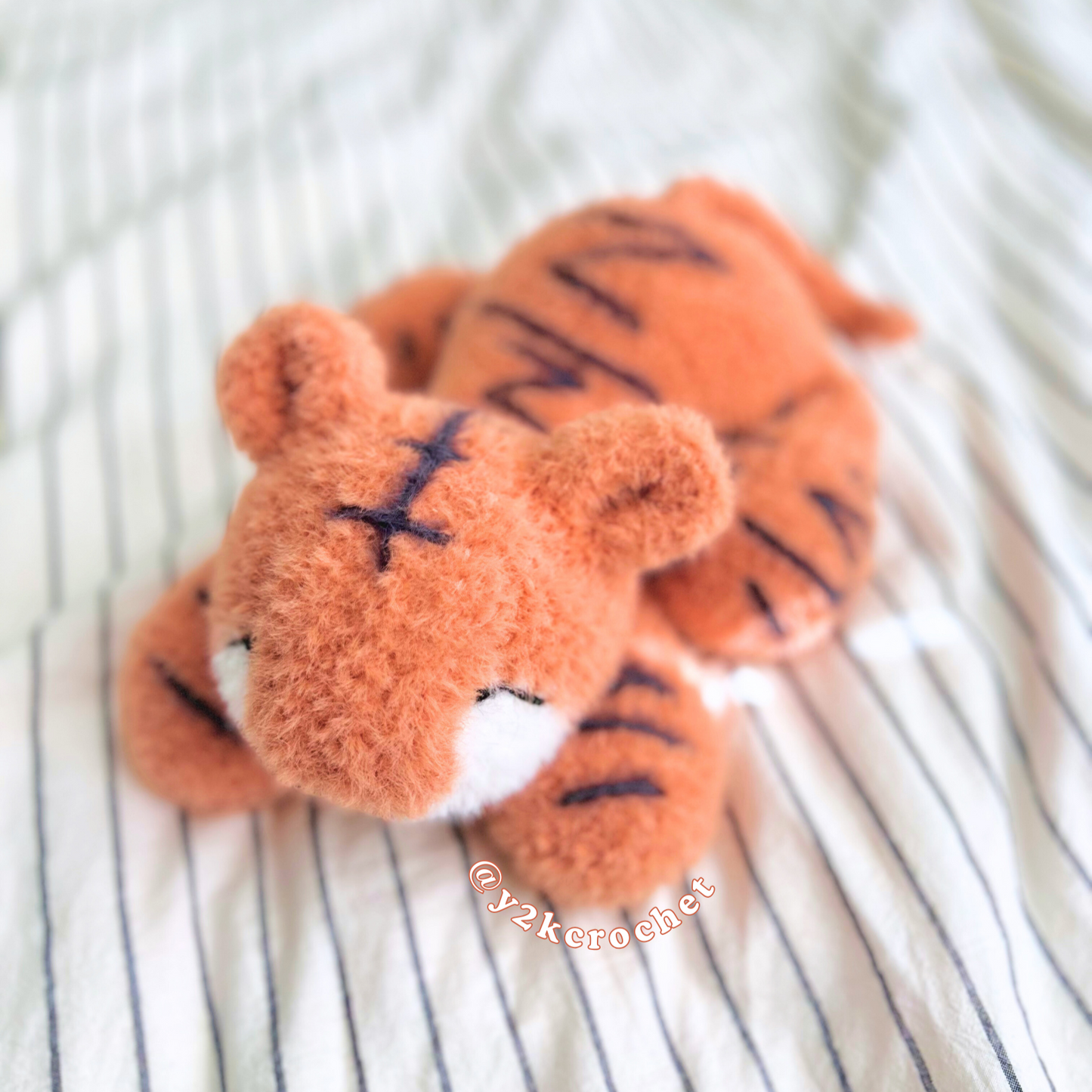 Tobias the Bengal Tiger Cub - Handmade Crochet Plushies