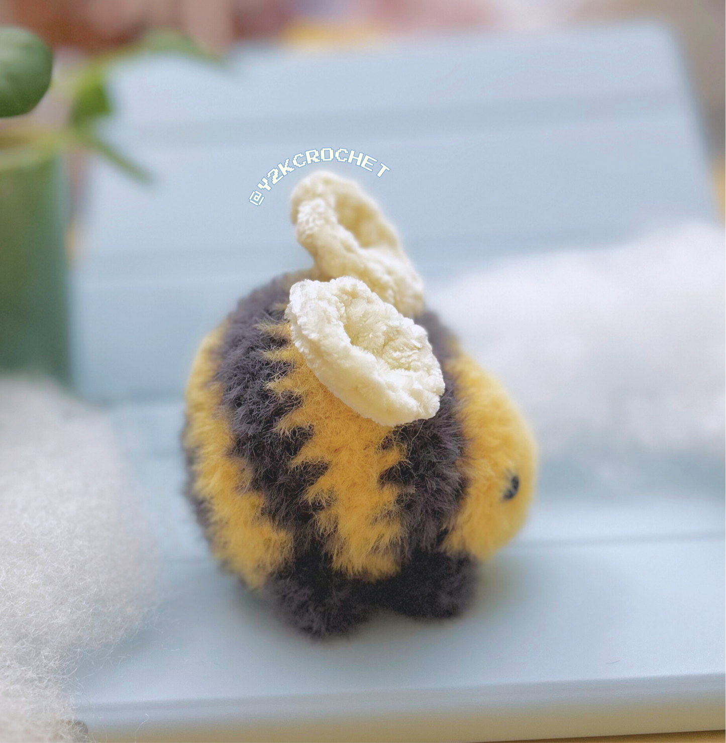 Beau the Bumble Bee - Handmade Baby Bee Plushie