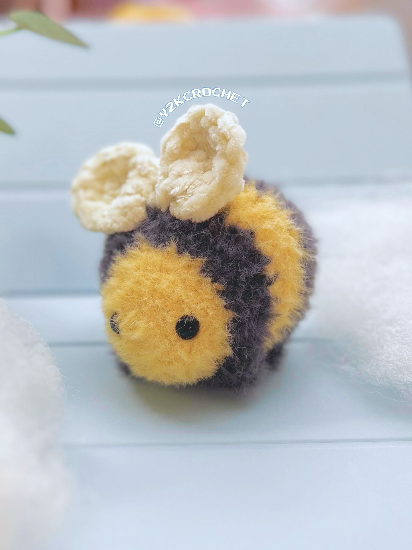 Beau the Bumble Bee - Handmade Baby Bee Plushie