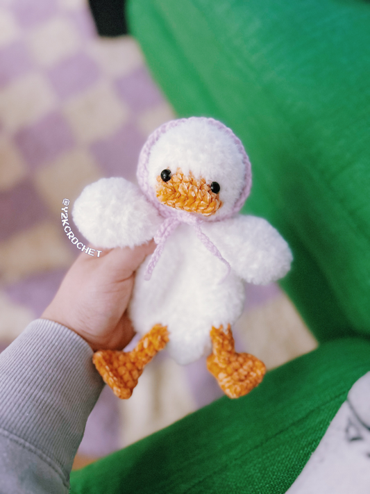 Delilah the Baby Duck - Crochet Duck Plushie