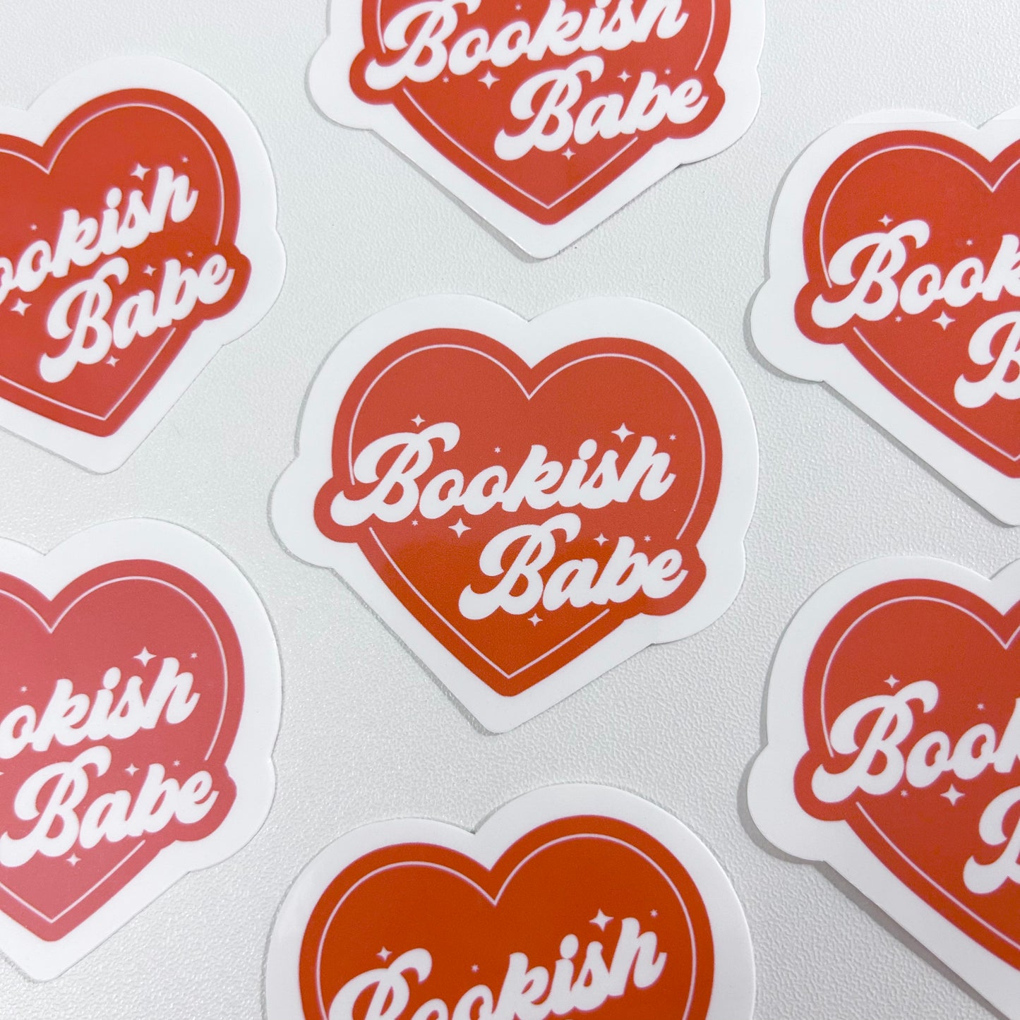 Bookish Babe - Heart Sticker