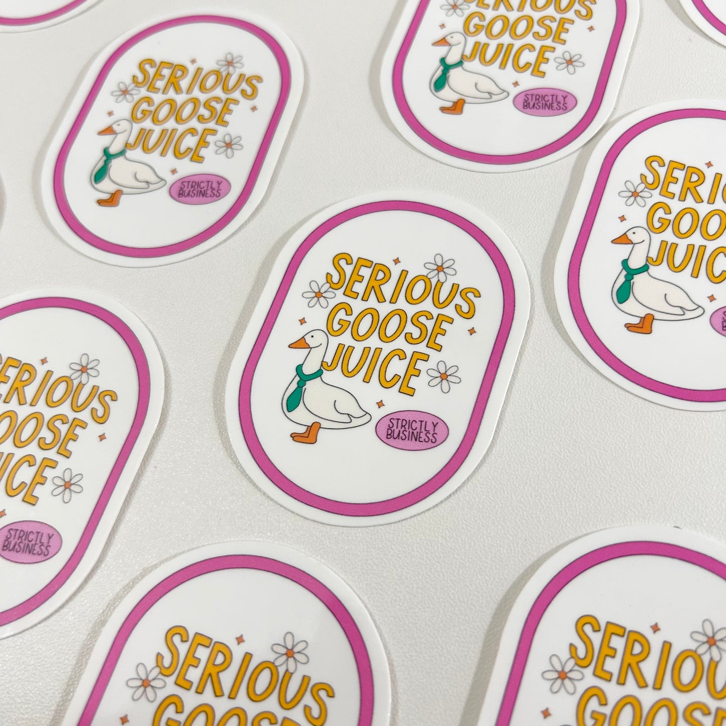 Serious Goose Juice - Funny Sticker