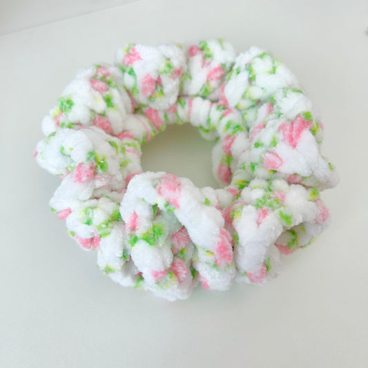 Anna - XL Floral Crochet Plushie Scrunchie