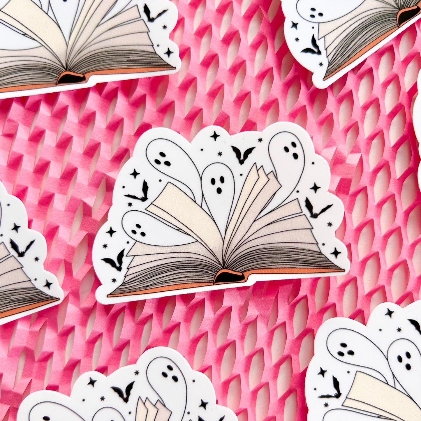 Boo Book Sticker