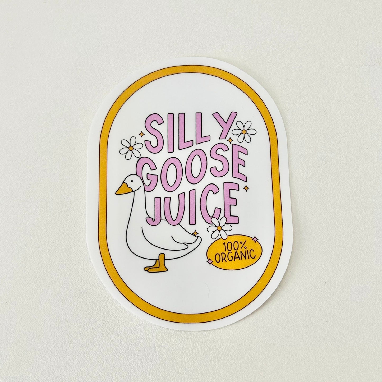 Silly Goose Juice Bumper Sticker