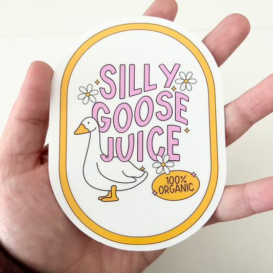 Silly Goose Juice Bumper Sticker