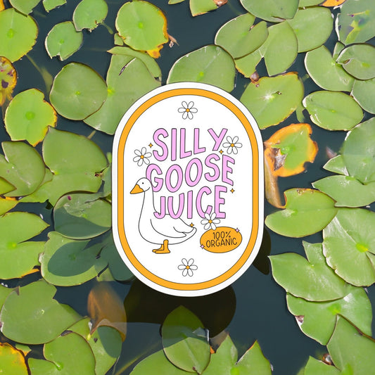 Silly Goose Juice Sticker