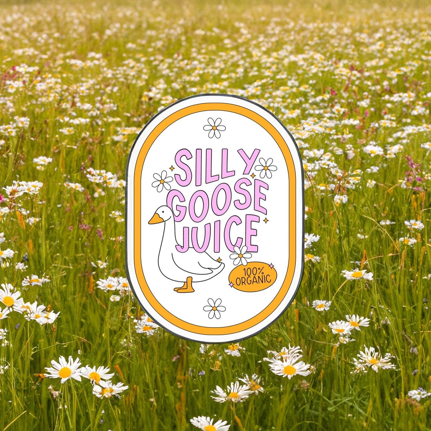 Silly Goose Juice Sticker