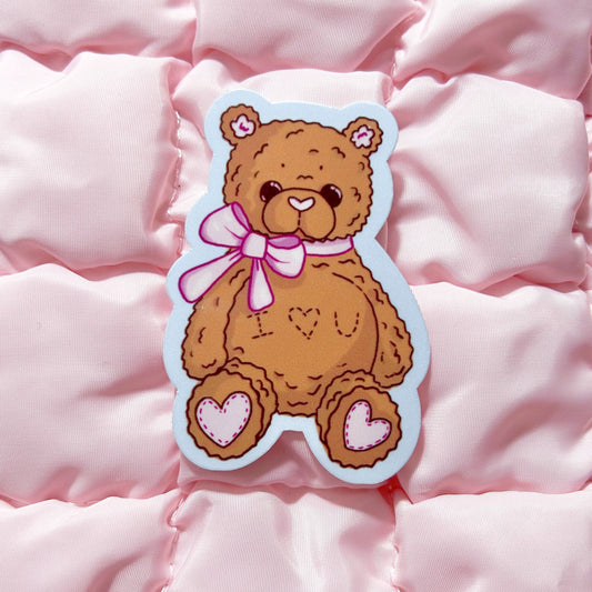 Coquette Teddy Sticker