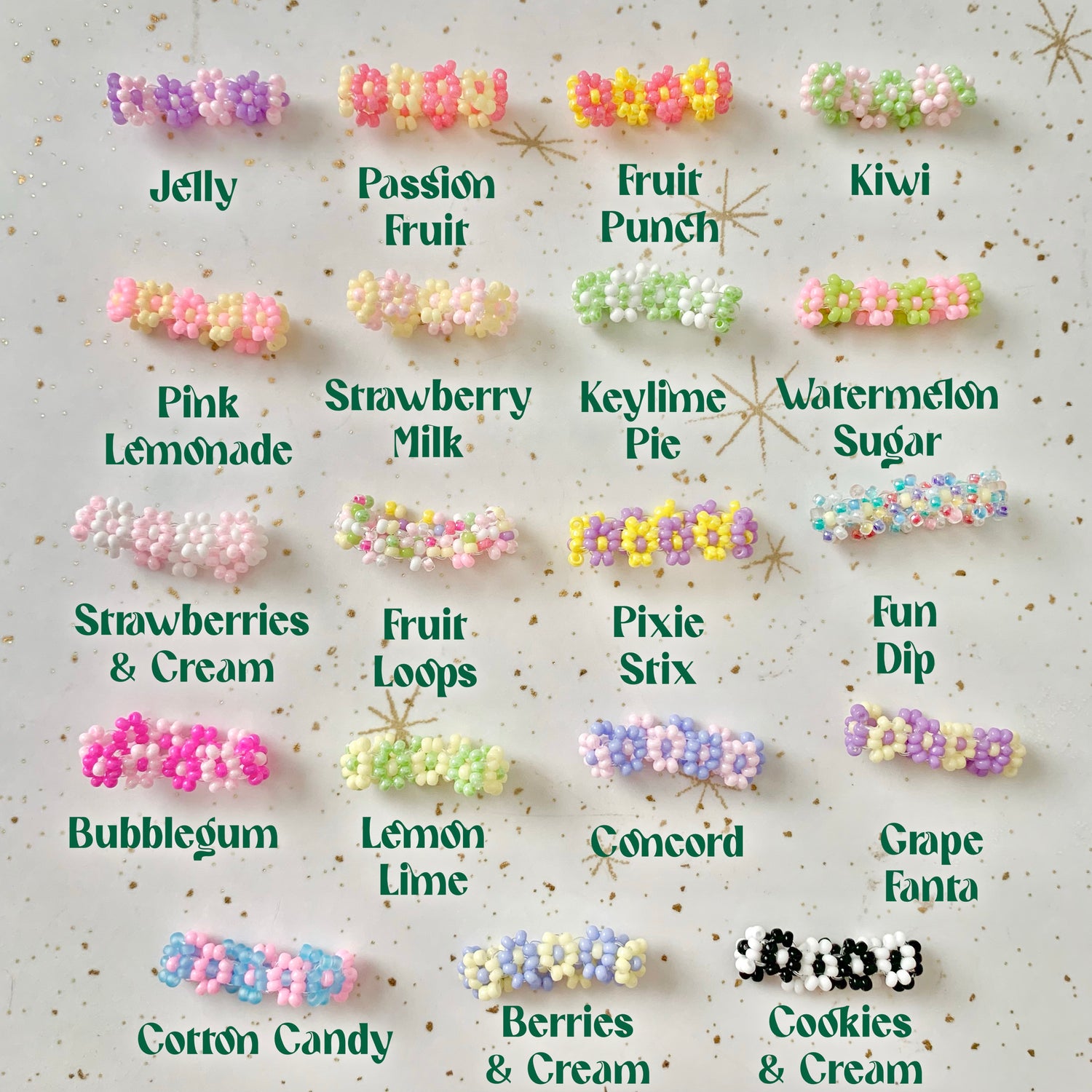 K-style Flower Beads Ring – HAPPY DAISY MARKET