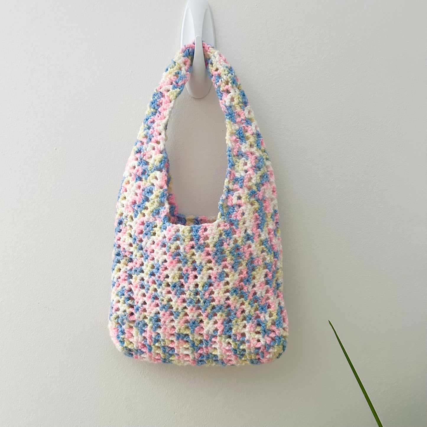 Colorful Mini Crochet Tote Bag