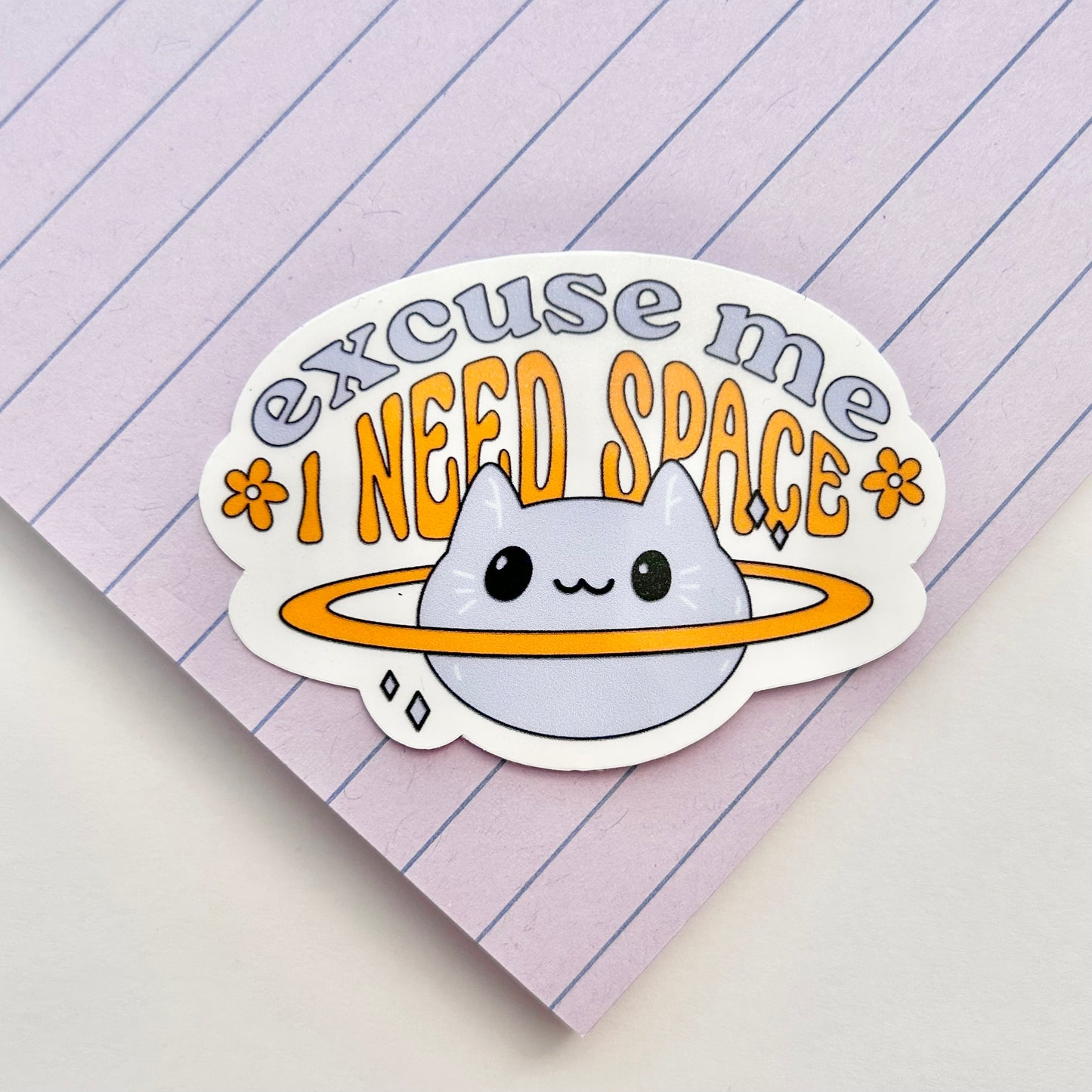 I Need Space | Cat Sticker