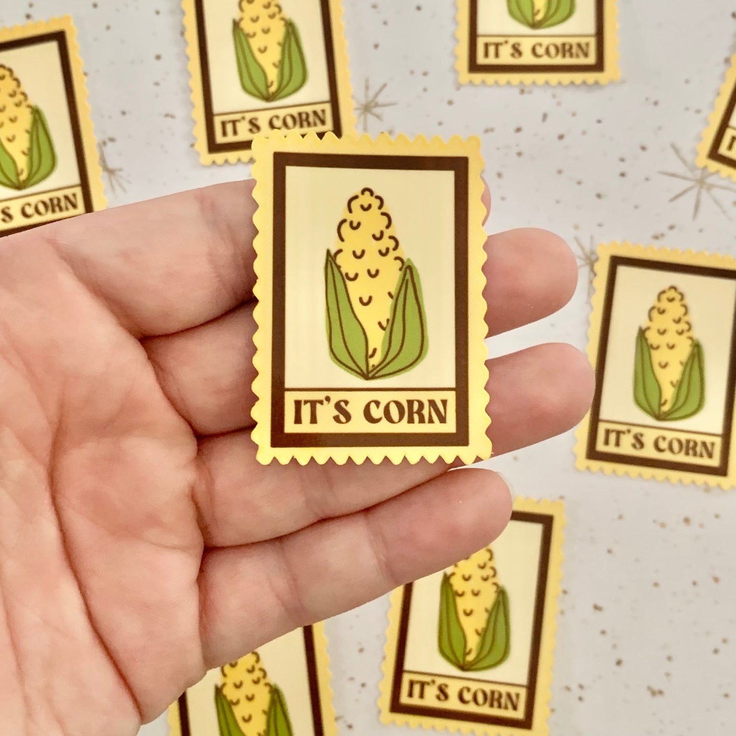 ITS CORN! Stamp Sticker