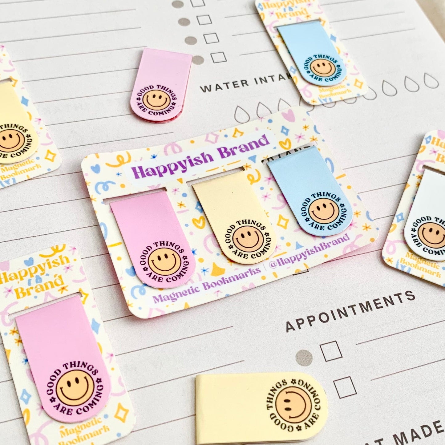 Magnetic Bookmarks | Smiley 1-Pack