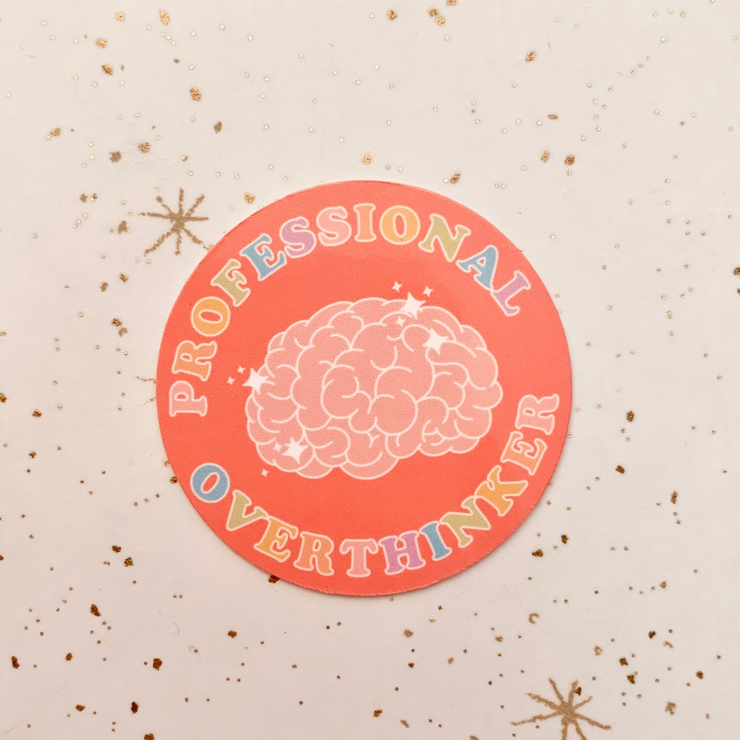 Professional Overthinker Sticker