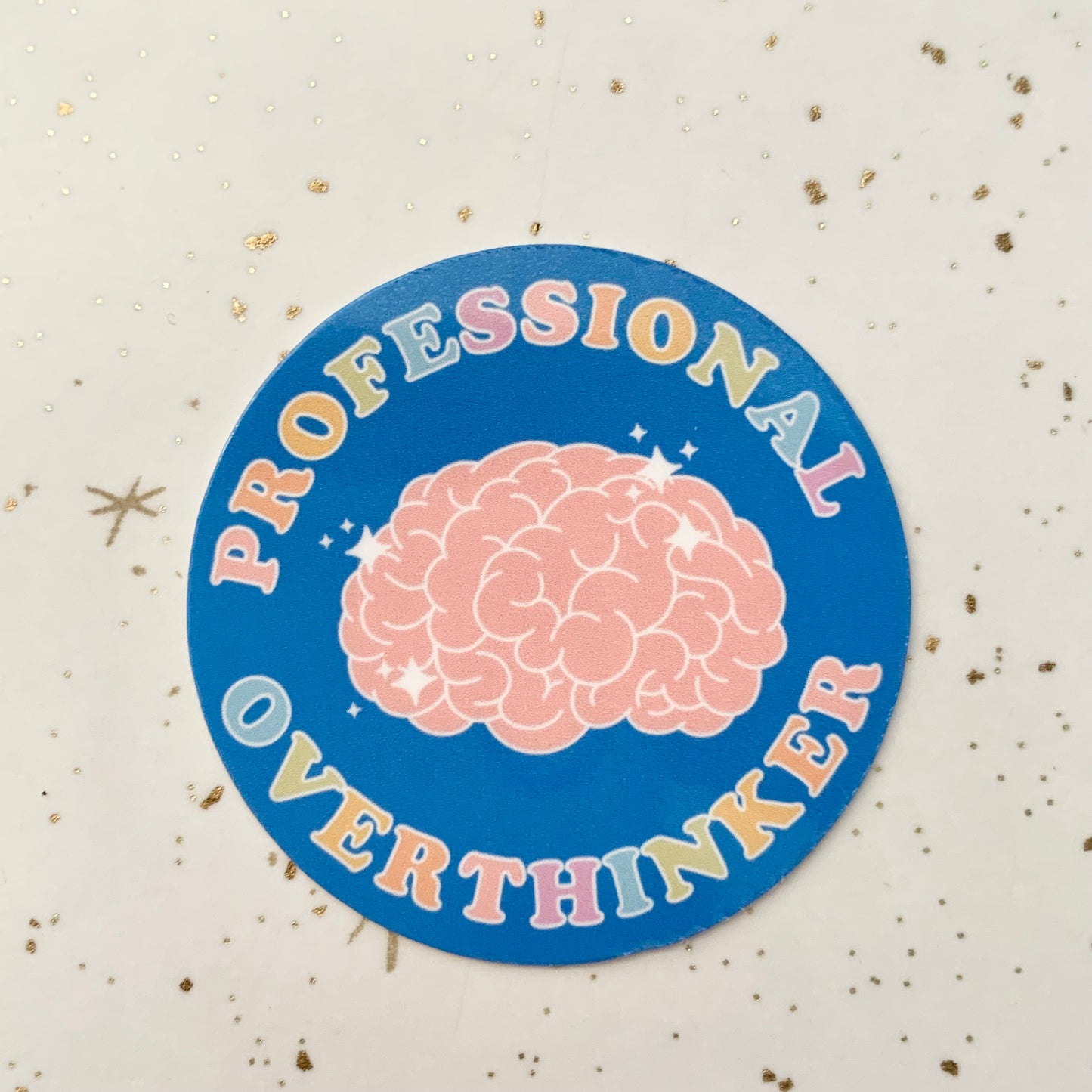 Professional Overthinker Sticker