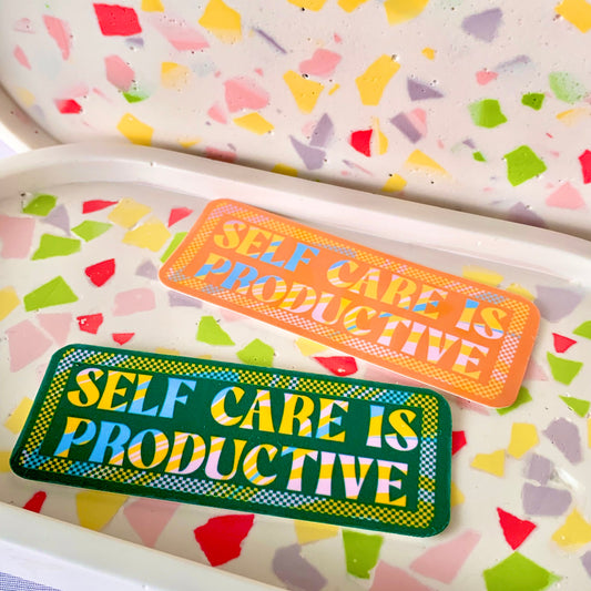 Self Care is Productive Sticker